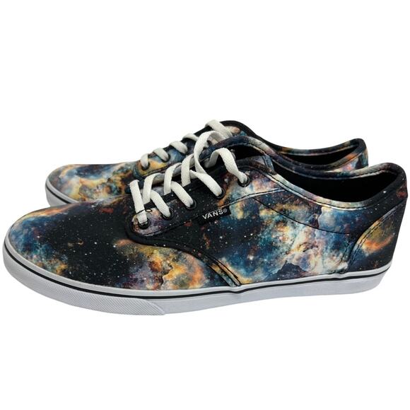 Vans Off The Wall Womens Galaxy Print Space Theme Sneakers Size 9 - Picture 1 of 16